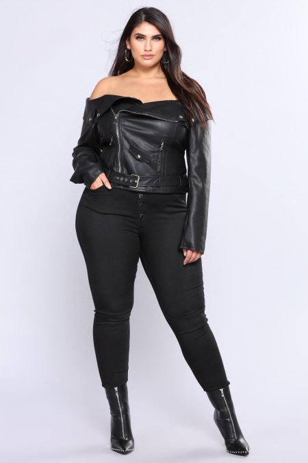 Кожаные штаны для полных женщин