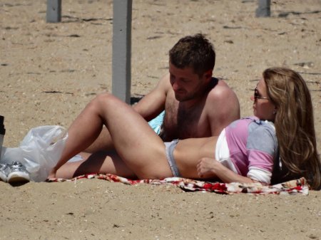 Секс на пляж