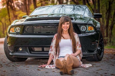 Форд мустанг шелби gt и девушки