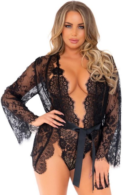 Кружевной халат