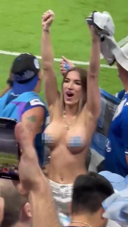 Фанатки аргентины на финале