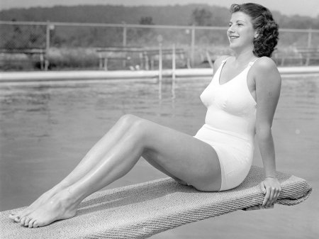 Советские женщины в купальниках