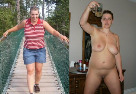 Пухлые одетые и раздетые