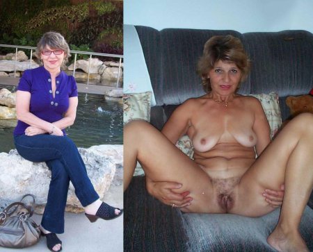 Пожилые женщины раздеваются