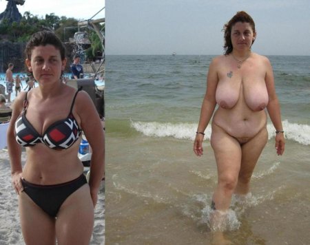 Одетые и раздетые толстые