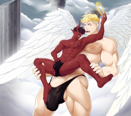 Порно ангела и демона