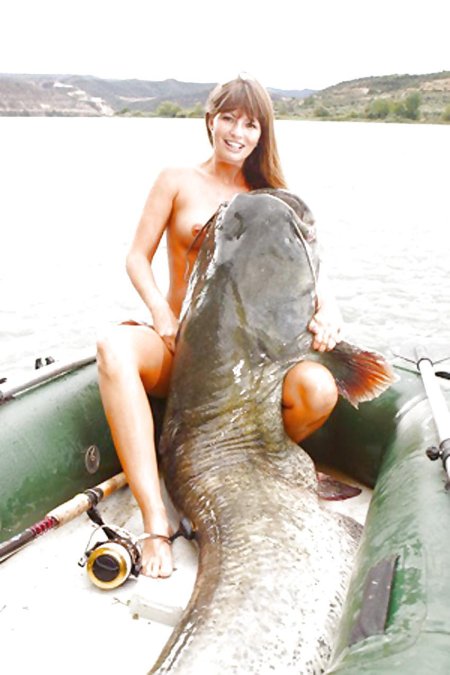 Телка с рыбой