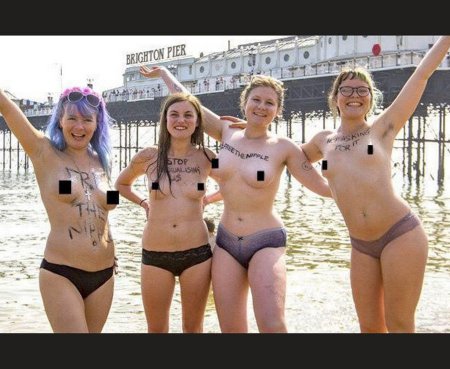 Украинские девушки топлесс