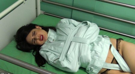 Straight jacket bondage