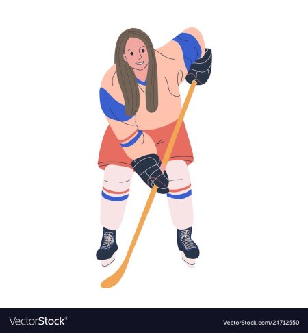 Женский хоккей рисунок
