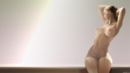 Фигура голой девушки