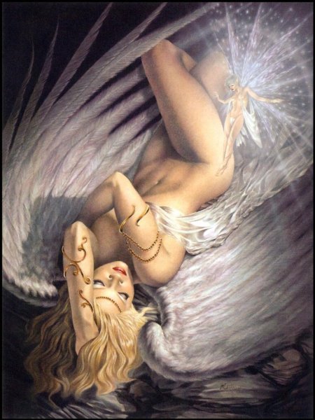 Девушки ангелы с крестами