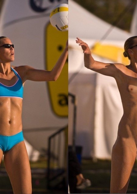 Пляжный волейбол порно