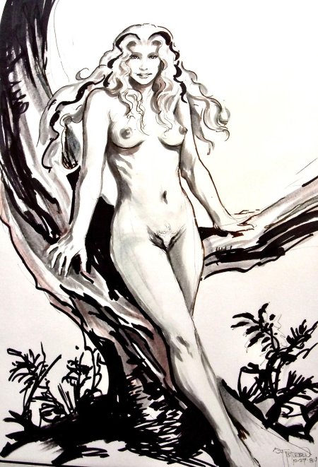 Русалка иллюстрация