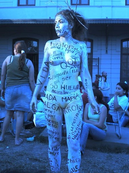 Уличный бодиарт