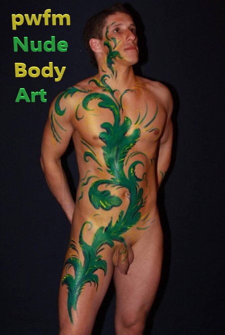 Мужской бодиарт