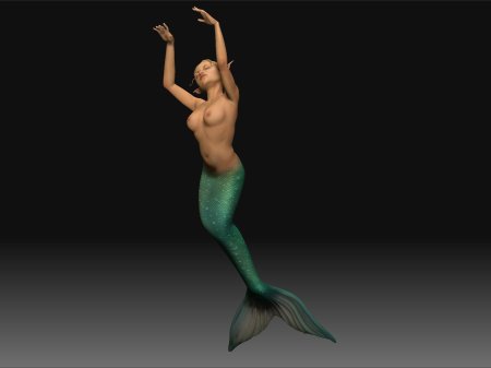 Голая русалка