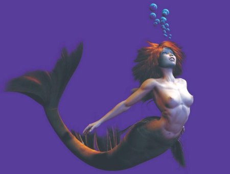 Красивая русалка