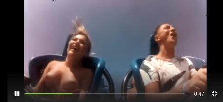 Выпала грудь на аттракционе
