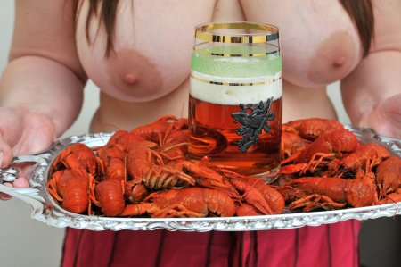 Раки с пивом