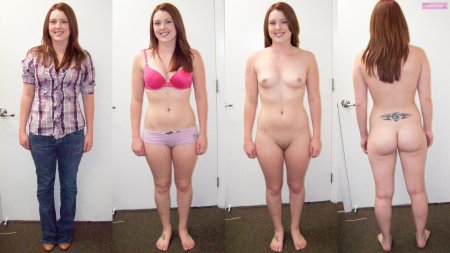 Голые на кастинге