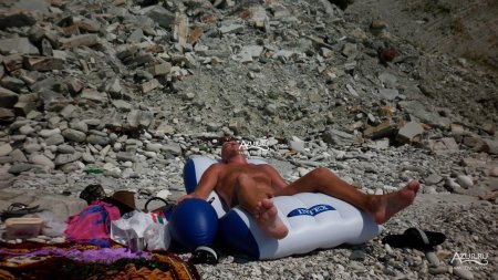 Голые на пляже в дивноморске