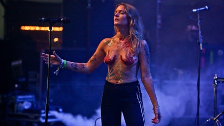 Девушки топлесс на концертах