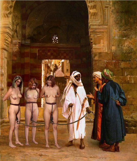 Жан леон жером арабский рынок наложниц