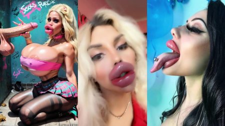 Силиконовые губы порно