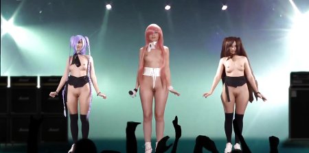 На сцене голые