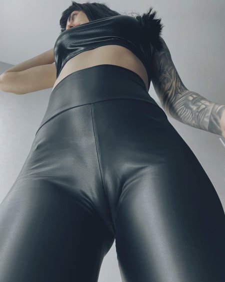 Кожаные лосины